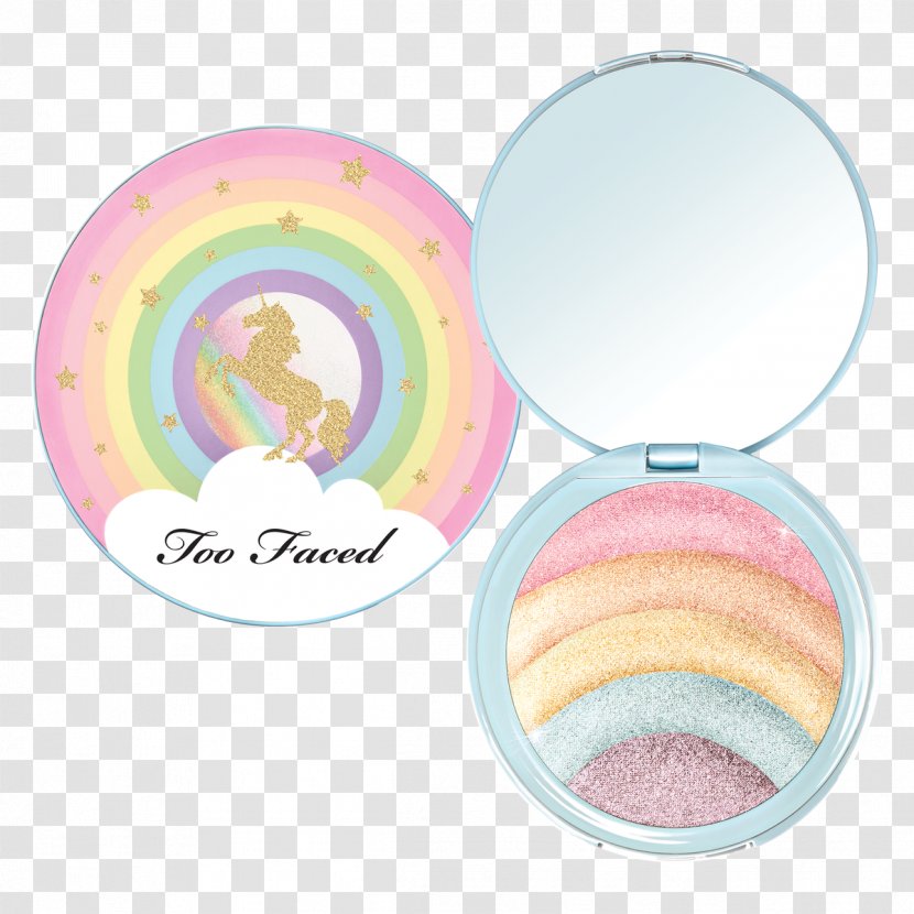 Highlighter Face Cosmetics Strobe Rainbow - Palette Too Faced Unicorn Transparent PNG