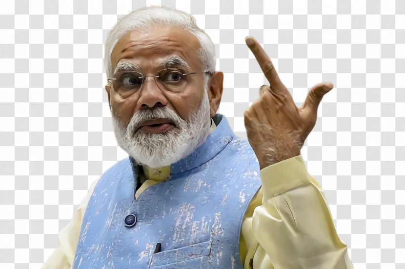 Modi Cartoon - Indian General Election 2019 - Elder Sign Language Transparent PNG
