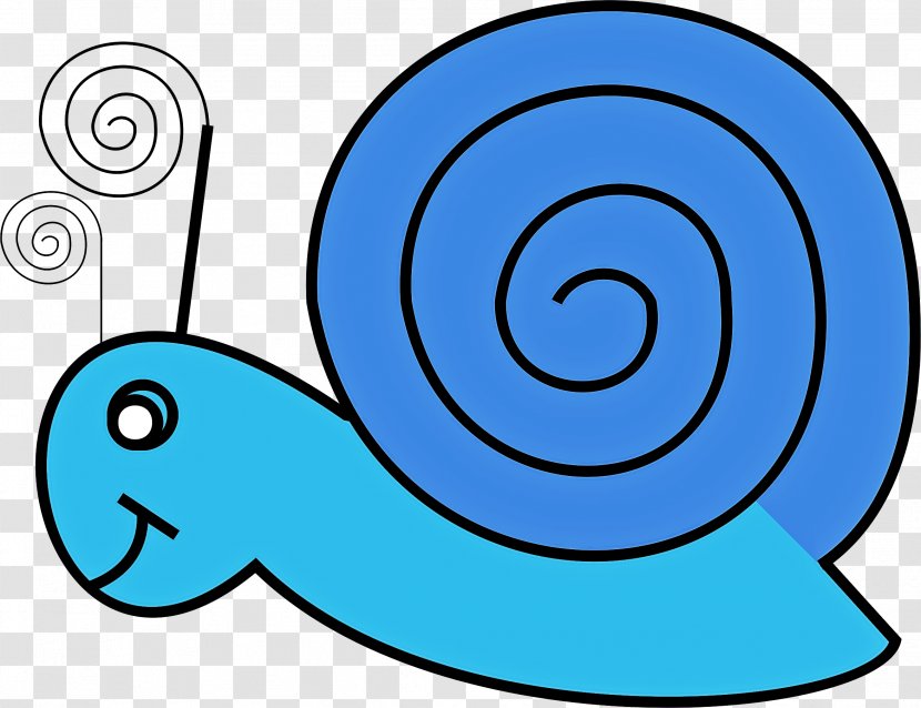 Line Art Clip Blue Snails And Slugs - Sea Snail Transparent PNG