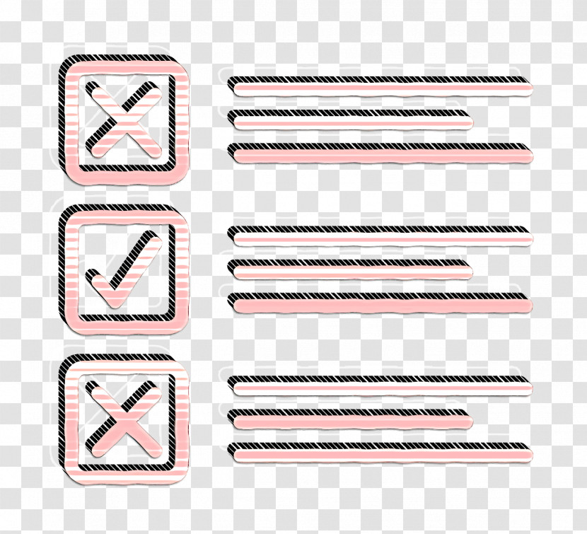 Interface Icon Cancel Icon Question List Icon Transparent PNG