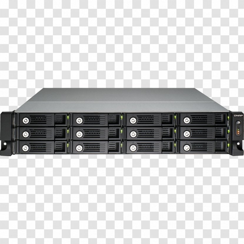 Network Storage Systems QNAP Systems, Inc. Data Serial ATA ISCSI - Rack Transparent PNG