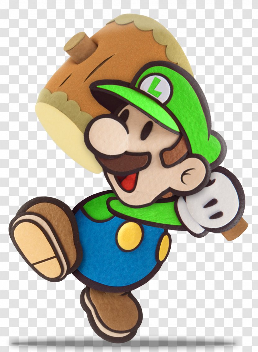 Mario & Luigi: Paper Jam Mario: Sticker Star - Finger - Luigi Transparent PNG