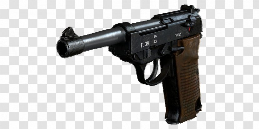 Call Of Duty: WWII Trigger Weapon 9×19mm Parabellum Firearm - Air Gun Transparent PNG