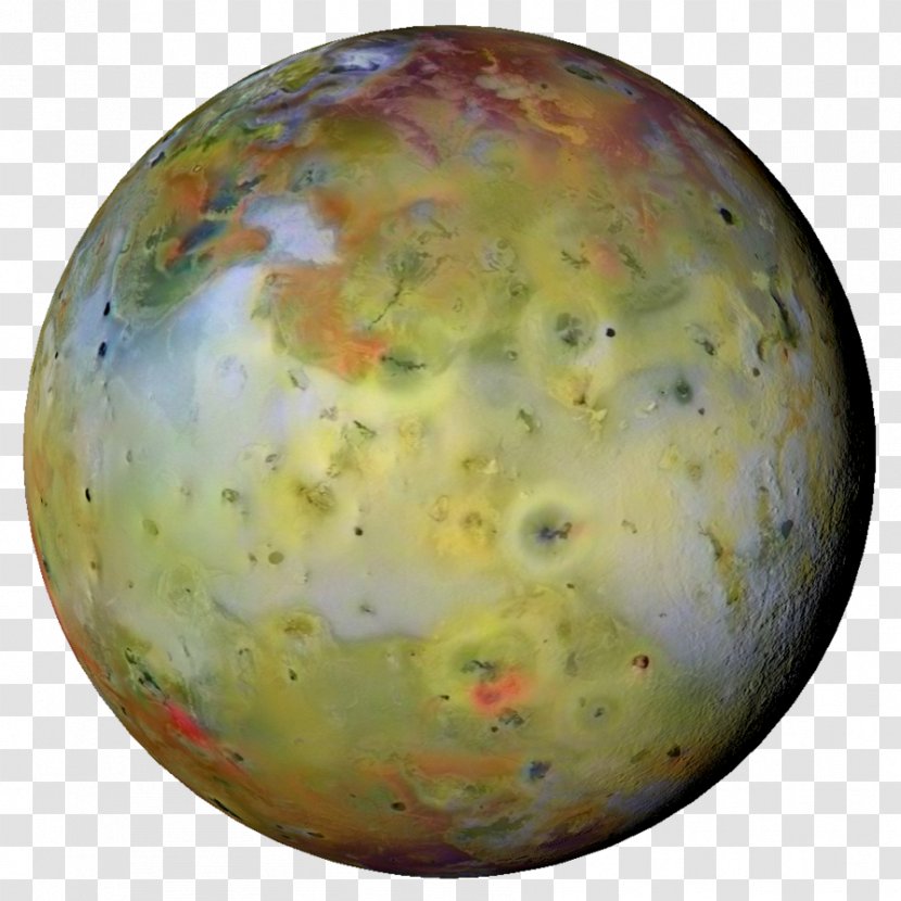 Io Galilean Moons Of Jupiter Natural Satellite - Impact Crater - Lunar Surface Transparent PNG