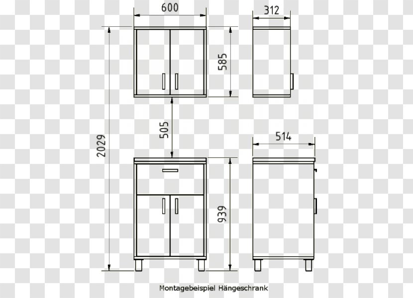 Kitchen Armoires & Wardrobes Furniture Induction Cooking Bedroom - Rectangle Transparent PNG