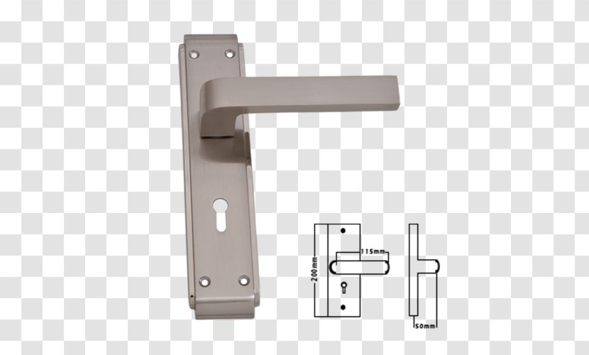 Door Handle Bharat Plywood Brass - Hardware Transparent PNG