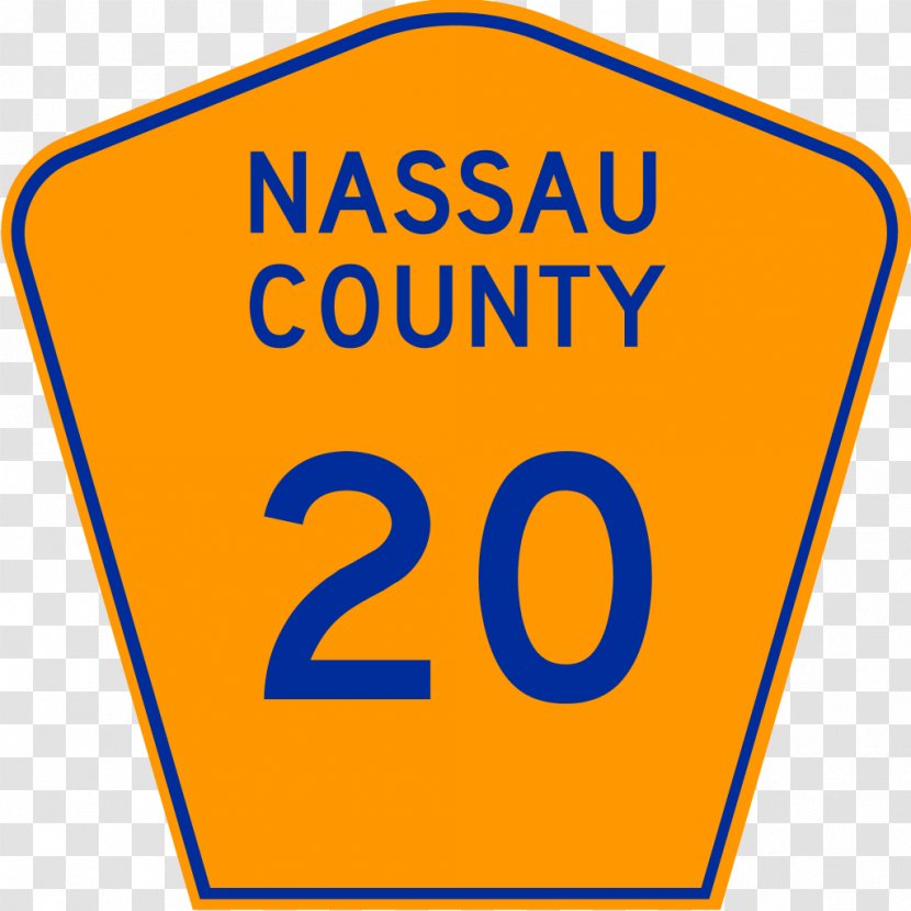 Nassau County US Highway Suffolk Road - Orange Transparent PNG