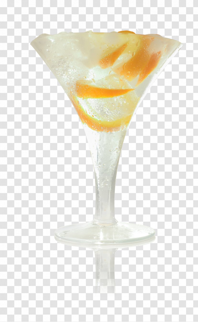 Cocktail Garnish Martini Harvey Wallbanger Non-alcoholic Drink - Mint Ice Cubes Transparent PNG