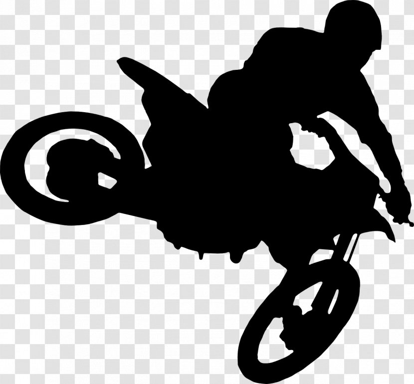 Motocross Motorcycle Speedway Racing Bicycle - Silhouette - Freestyle Transparent PNG