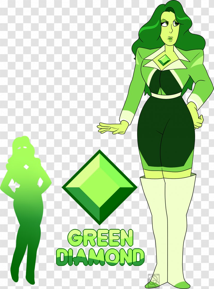 DeviantArt Drawing Clip Art - Deviantart - Green Diamond Transparent PNG