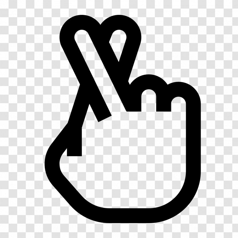 The Finger Middle - Crossed Fingers - Lucky Symbols Transparent PNG