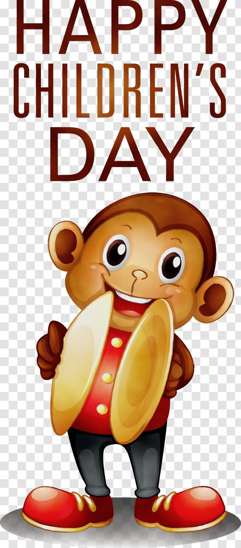 Cymbal Cymbal-banging Monkey Toy Drawing Cartoon Percussion Transparent PNG