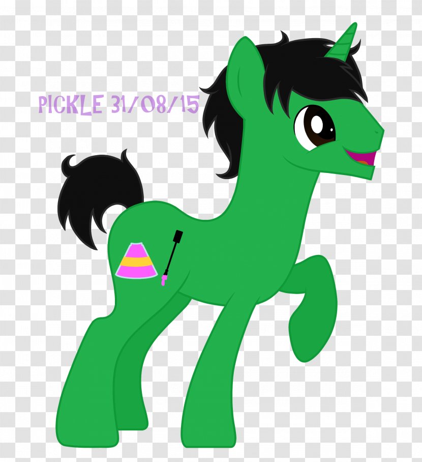 Horse Clip Art Green Fiction Character - Yonni Meyer Transparent PNG