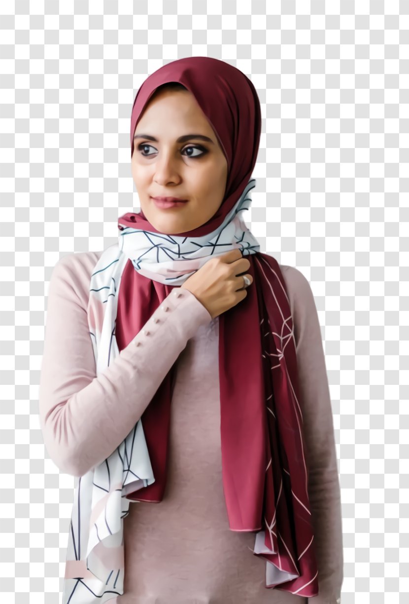 Scarf Outerwear Maroon - Shawl - Beige Transparent PNG