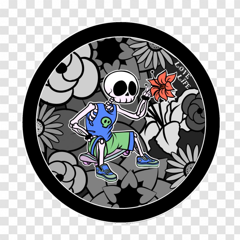 Cartoon - Bone - Skater Boy Transparent PNG
