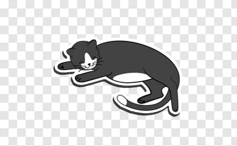 Cat Sticker Telegram Clip Art Dog - Cartoon Transparent PNG