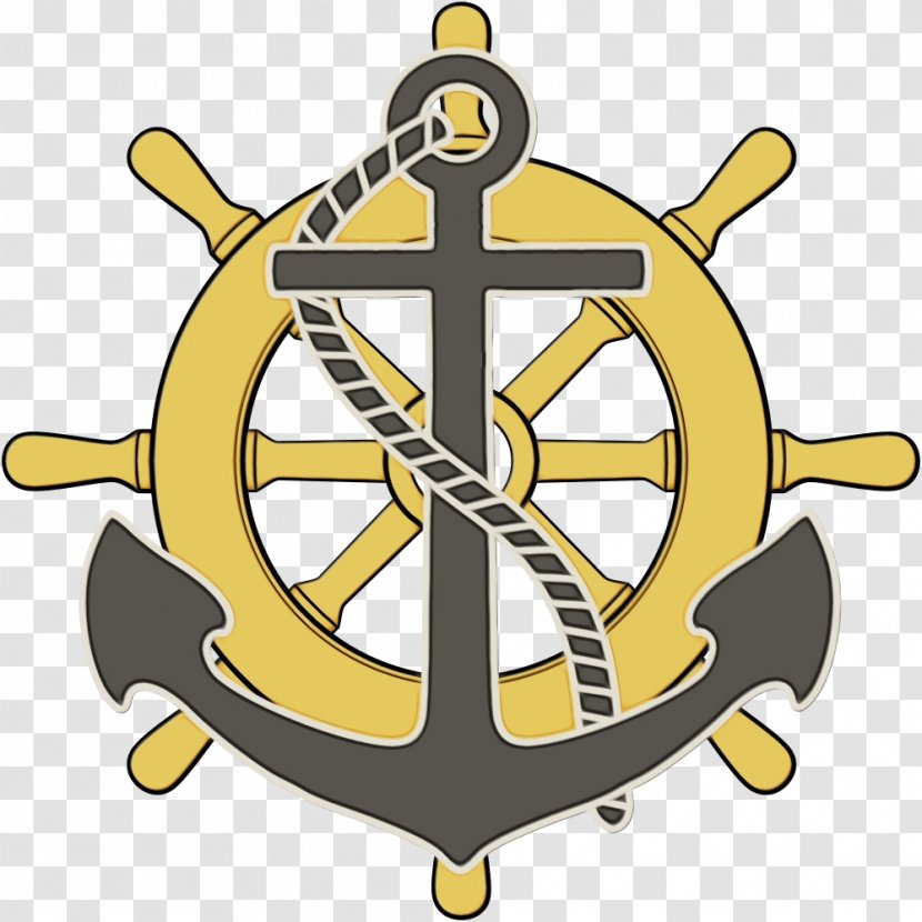 Ship Steering Wheel Background - Boat - Crest Symbol Transparent PNG