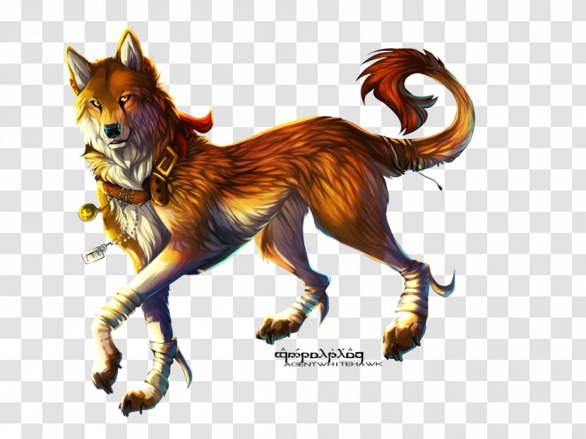 Red Fox Cat Dhole DeviantArt - Tiger 131 Painting Transparent PNG