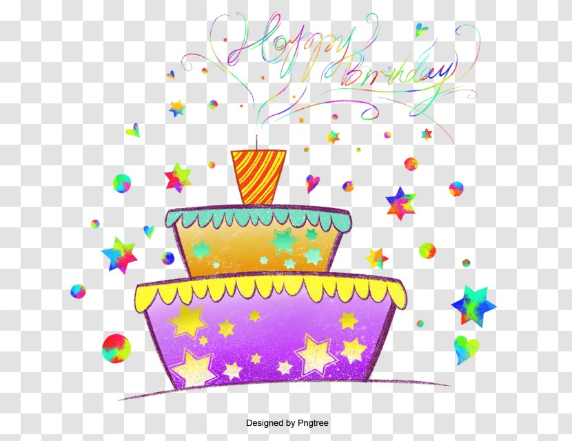 Clip Art Illustration Birthday Cake Transparent PNG