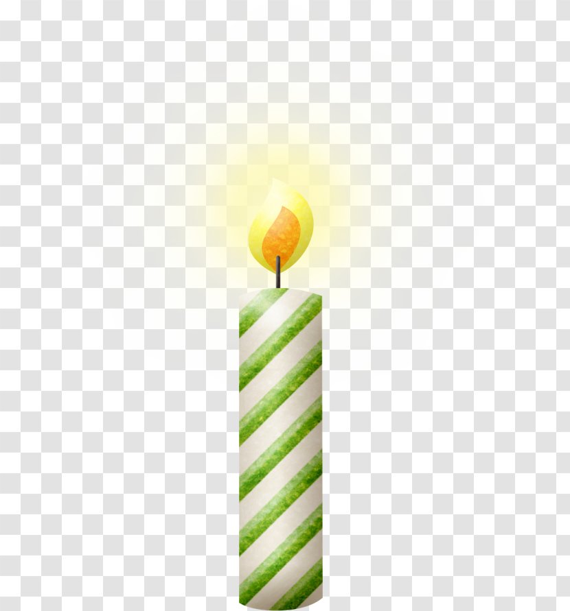 Birthday Cake Candle Clip Art - Green Picture Transparent PNG