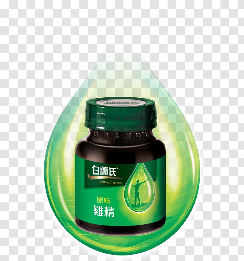 白兰氏 Nước Cốt Gà Caterpillar Fungus Chicken Brand - Green - Hongkong Transparent PNG