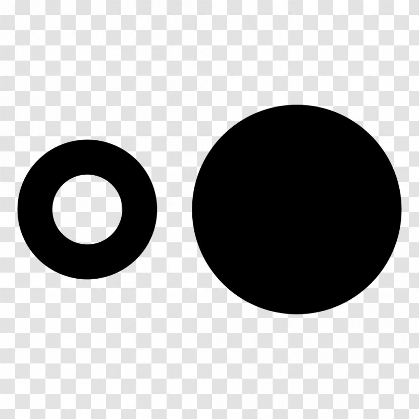 Circle - User Interface - Black And White Transparent PNG