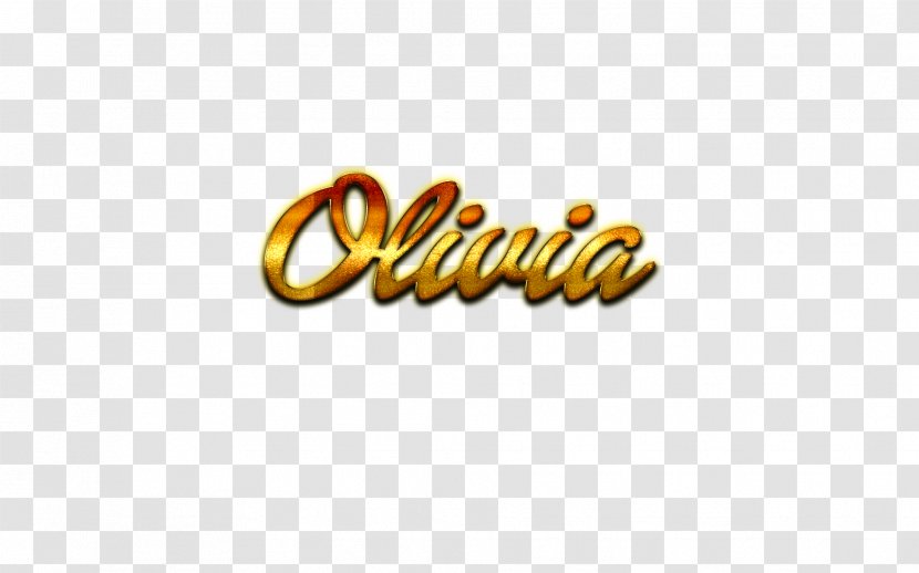Logo Name Brand Font - Olivia - Ready Made Transparent PNG