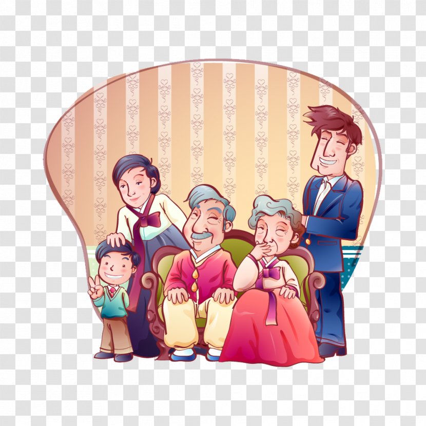 Korea Family Royalty-free Illustration - A Happy Transparent PNG
