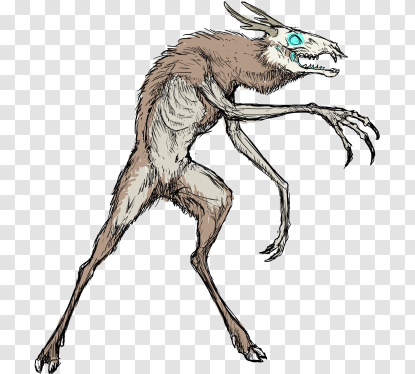 Wendigo Final Fantasy VIII Drawing Sketch - Painting - FANGS Transparent PNG