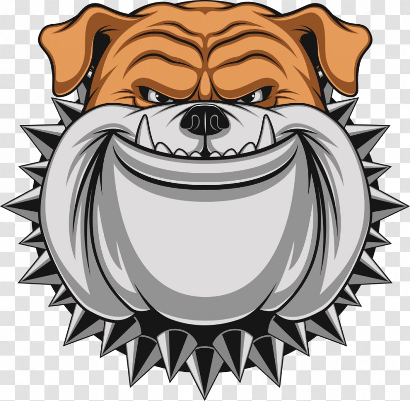 Bulldog Stock Illustration - Cartoon - Angry Dog Transparent PNG