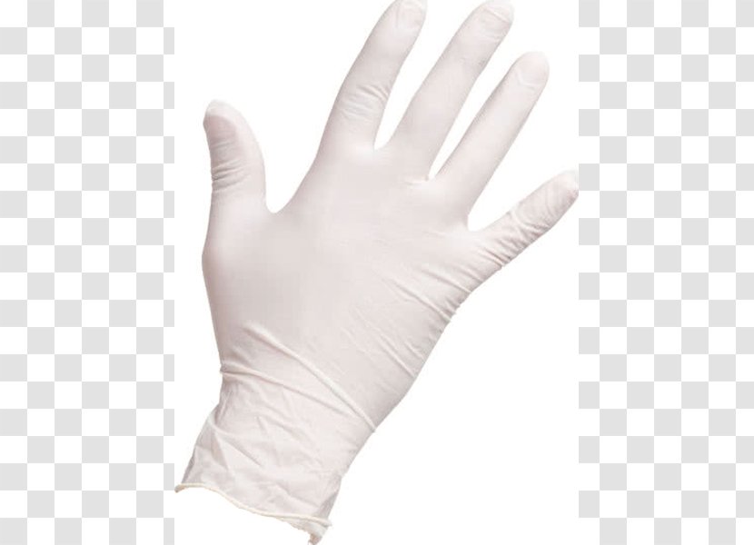 Medical Glove Latex Disposable Natural Rubber - Finger Transparent PNG