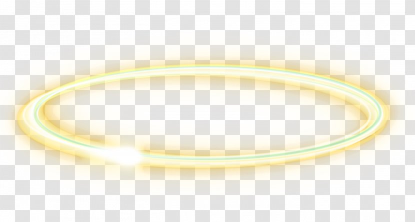 Bangle Material Yellow Circle - Jewellery - Light Effect Element Transparent PNG
