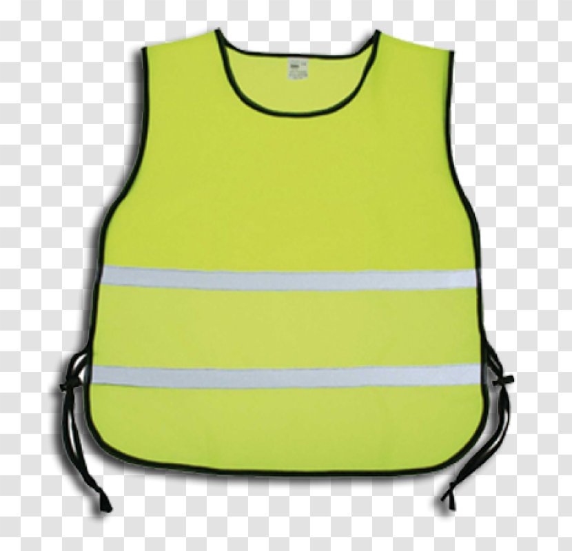 Gilets Jacket High-visibility Clothing Yellow - Active Tank - Safety Transparent PNG