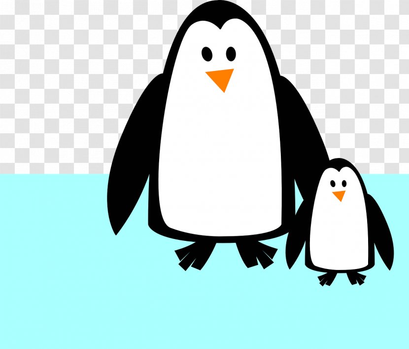 Penguin Desktop Wallpaper Clip Art - Black And White - Penguins Transparent PNG