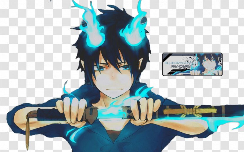 Rin Okumura Blue Exorcist Drawing - Heart - Demon Tail Transparent PNG