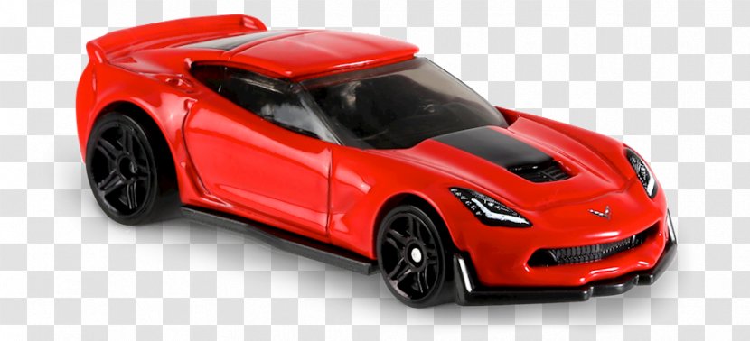 2014 Chevrolet Corvette Supercar Model Car - Hot Wheels - Weels Transparent PNG