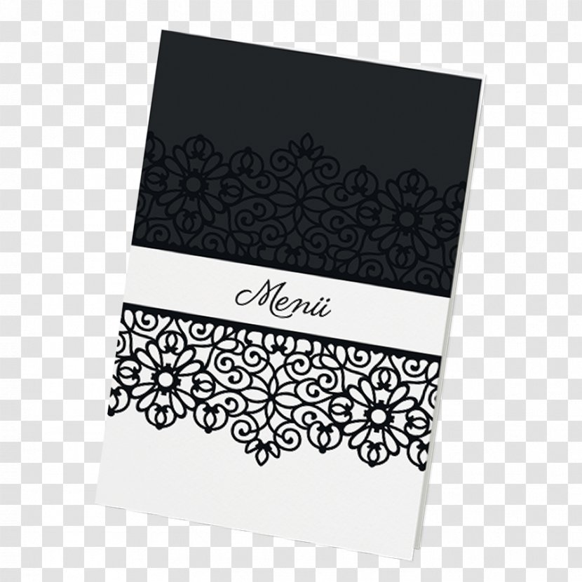 White Black Menu Trouwservice Wendy Centimeter - Brand - Hochzeit Transparent PNG