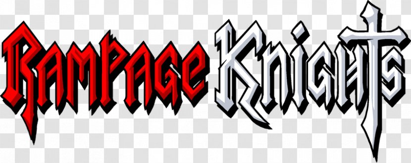 Rampage Knights Logo Dungeon Crawl Video Game Roguelike - Text Transparent PNG