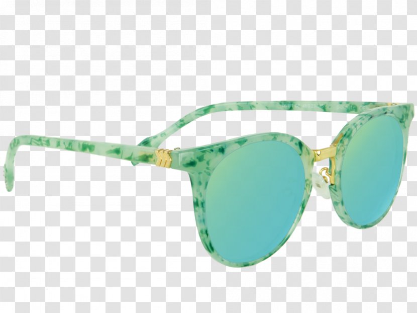 Goggles Sunglasses - Aqua Transparent PNG