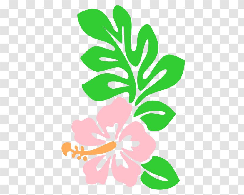 Hawaiian Cartoon Clip Art - Floristry - Hawaii Flowers Transparent PNG