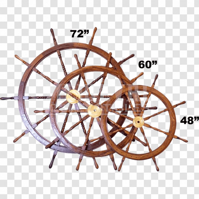 Ship's Wheel Bicycle Wheels Boat - Maritime Transport - Ship Transparent PNG