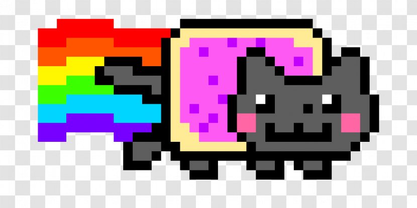 Nyan Cat Pixel Art YouTube Clip Transparent PNG