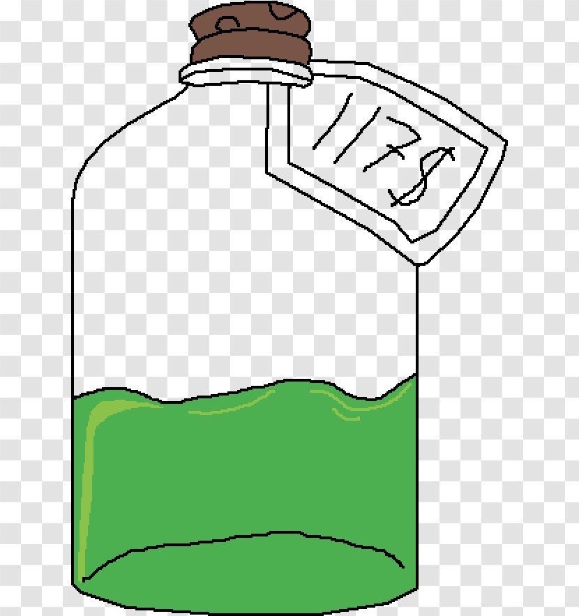 Green Leaf Background - Poison - Water Bottle Transparent PNG
