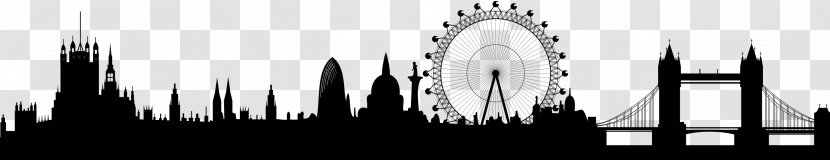 London Skyline Royalty-free Illustration - Silhouette - File Transparent PNG