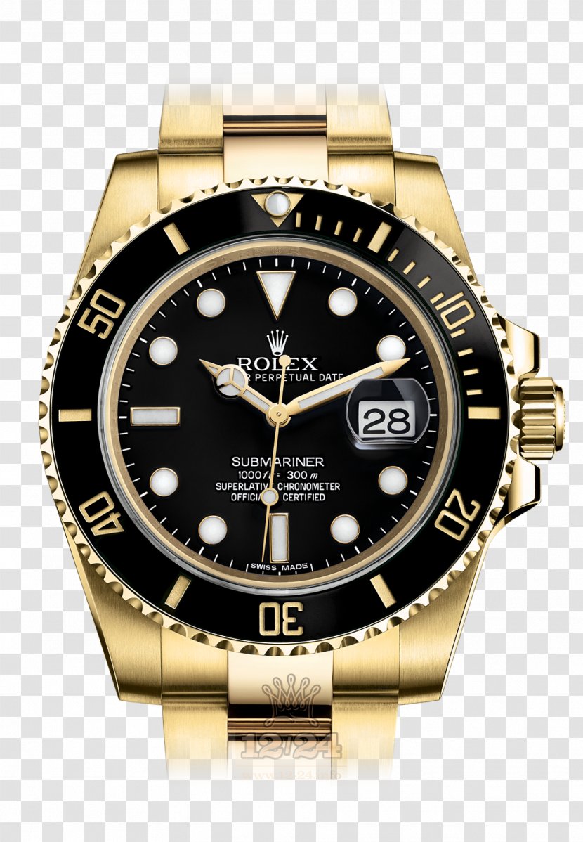 Rolex Submariner Datejust Automatic Watch - Luneta Transparent PNG
