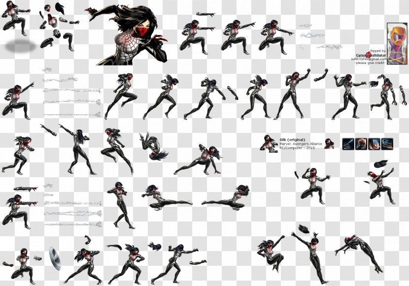 Marvel: Avengers Alliance Silk Video Game Marvel Comics Cinematic Universe - Sprite Transparent PNG