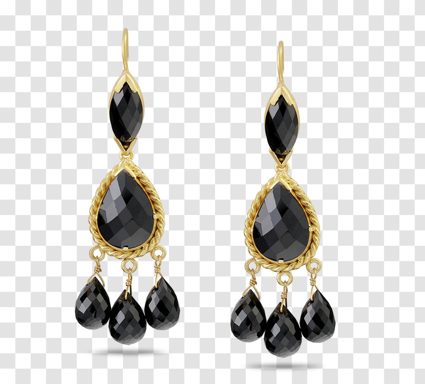 Onyx Earring Jewellery Spinel Chandelier - Gemstone Transparent PNG