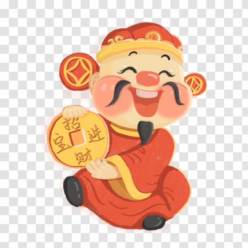 Chinese New Year Red Envelope - Cartoon - Figurine Transparent PNG