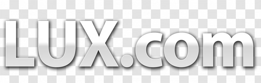 Logo Brand - Black And White - Lux Transparent PNG