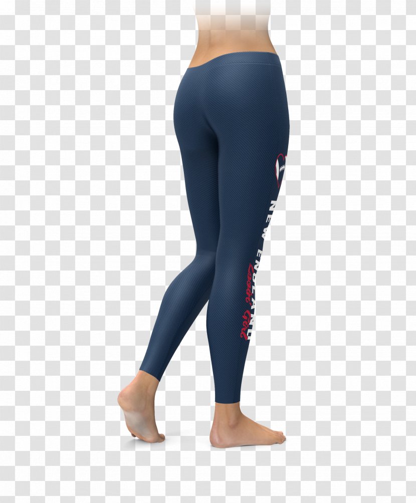 Leggings Waist Physical Fitness Hip Knee - Watercolor - Girls Transparent PNG